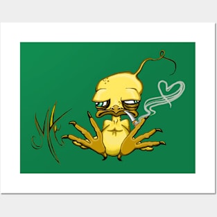 Grumpy Chicken Smoker Posters and Art